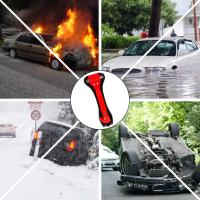 Martillo de Seguridad para Automóviles 2 en 1 Herramienta de Escape de Emergencia with Romper La Ventana de Coche y Cortador de Cinturón de Seguridad para Tren para Salvar La Vida 2 Piezas - details 5