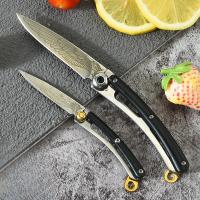 Cuchillo Plegable Portátil Para Exteriores Con Hoja De Acero Inoxidable Llavero Colgante Herramientas De Camping Viaje Regalos De Vacaciones - details 0