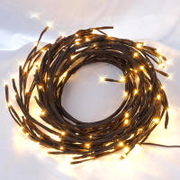Lámpara De Ramas De Árbol DIY Con 72LED/96LED Iluminación Solar O USB Para Decoración De Hogar Vines De Arce Flexibles De 1.45M/1.85M - details 10