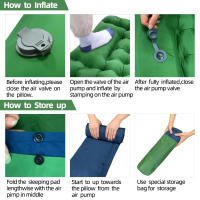 Colchoneta Autoinflable Ultraligera Kinoto para Camping, Senderismo y Pesca – Ideal para Primavera y Aventuras al Aire Libre - details 0