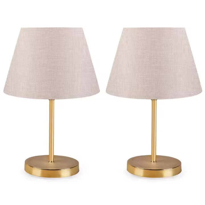 Lámpara de sobremesa WELLHOME - Crema, 22x37 - 1
