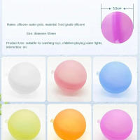 Bolas De Agua Reutilizables Para Niños Y Adultos Juegos De Verano Para La Piscina Playa Baño Juguetes De Bomba De Agua 1-48 Piezas - details 10