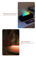 Máquina De Aromaterapia Con Llama Simulada Control Remoto Iluminación De 7 Colores Horario Silencioso Humidificación Perfumador Doméstico - details 12