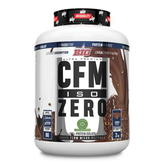 CFM ISO Zero 2Kg  Chocolate Avellana - Big + Mezclador regalo  Baja en lactosa   Baja en grasas   Calidad garantizada  Deliciosa - 1
