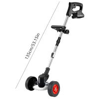 18000RPM Cortacésped Eléctrico Inalámbrico Makita 21V 650W | Kit con Batería 2.0Ah | Diseño en ABS+Acero Inoxidable+Aluminio para Corte, Bordes y Mantenimiento de Jardín (Certificado CE) - details 0