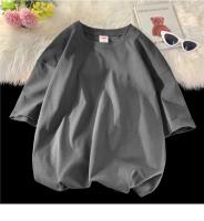 Camiseta De Algodón Para Hombre De 7.4 Oz 210gsm Color Sólido Oversized Con Mangas Cortas Estilo Casual Para El Verano Disponible Hasta 5XL - details 23