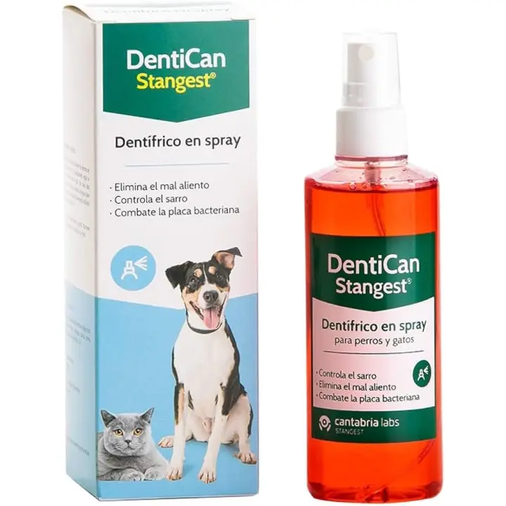 Laboratorio Stangest DENTICAN: Spray para Higiene Bucodental en Perros y Gatos - 1