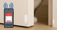 LED ATOMANT Sensor de apertura para puerta y ventana WiFi con aviso al móvil en tiempo real, detector inteligente de puerta abierta compatible con Smart Life, Tuya, Google Home y Alexa, instalación sin cables con cinta adhesiva, funciona con pilas AAA - details 1