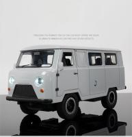 Nueva Coleccionable De Automóvil a Escala 1:18 UAZ TRAVELER 452 VÁN Rusa En Aleación Con Sonido Y Luz Vehículo De Juguete Metálico Para Niños - details 3