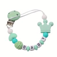 Portador De Chupete Para Bebé Clip De Silicona Con Cadena De Chupetes Regalo Para Niños De 0 a 24 Meses Diversos Colores Disponibles - details 5