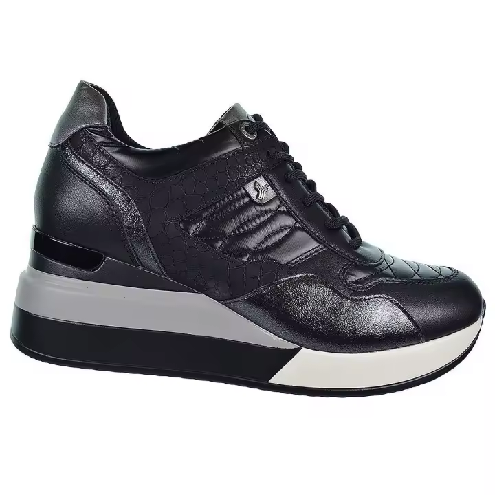 Cilene Yumas Zapato Sneaker Transpirable Cordones Cuña Mujer - 1