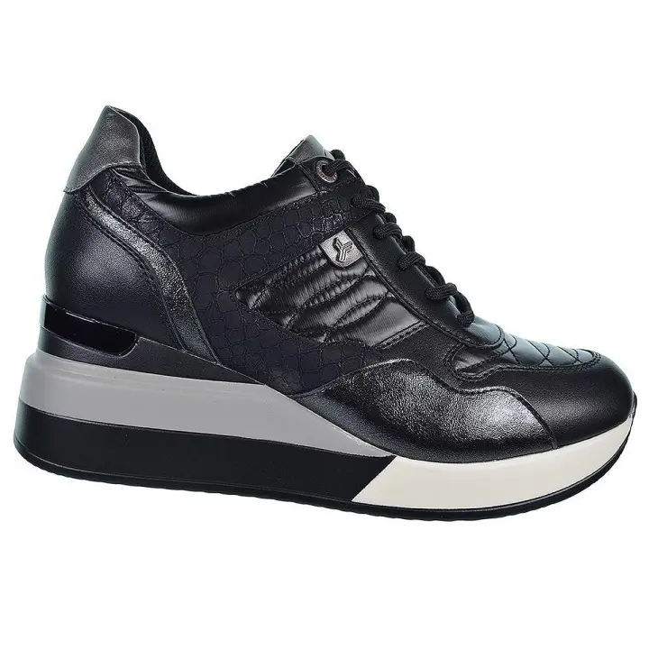 Cilene Yumas Zapato Sneaker Transpirable Cordones Cuña Mujer - 1
