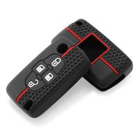 Funda De Llave De Coche En Silicona Para Peugeot 1007 807 Citroen C8 4 Botones Plegable Flid Accesorio De Automóvil - details 4