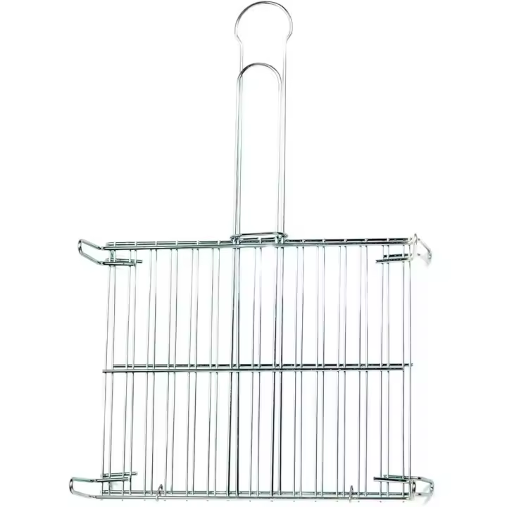 Parrilla Barbacoa Doble Zincada - Resistente y Duradera - Ideal para Camping - 1