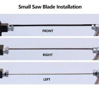 Kit De Sierras Multifuncional 8en1 Para Manualidades DIY Con 6 Hojas De Acero Para Madera Metal Vidrio Herramienta De Modelado - details 9