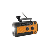Banco de Energía de Radio Meteorológico de emergencia, manivela Solar de 4000mAh, Carga USB, FM AM WB NOAA, Radio de emergencia, Alarma SOS, Indoor LED, portátil Solar DE EMERGENCIA recargable - details 2