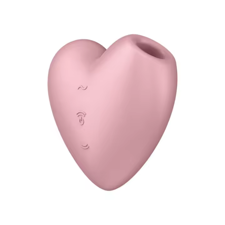 Belover Cutie Heart Satisfyer - Succionador de Clítoris y Vibrador de Ondas de Presión - Estimulación Intensa del Clítoris - Diseño Colorido y Divertido - 1