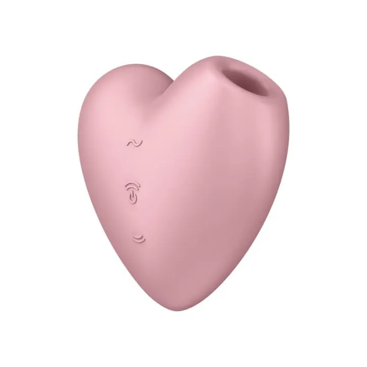Belover Cutie Heart Satisfyer - Succionador de Clítoris y Vibrador de Ondas de Presión - Estimulación Intensa del Clítoris - Diseño Colorido y Divertido - 1