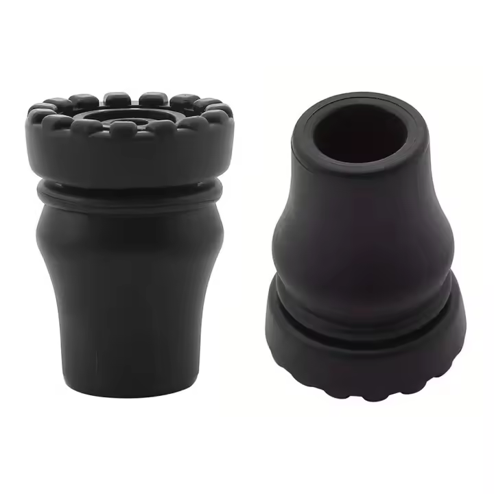 2Pcs Cubierta De Punta De Pala Para Bastón De Caminar Y Bastón De Madera Antideslizante Accesorios Para Bastón De Madera Y Pala De Apoyo - 1