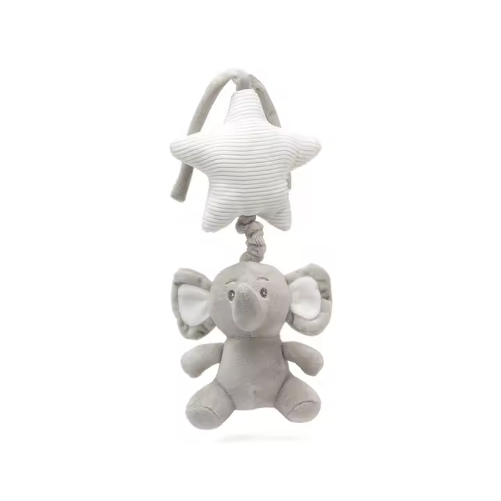 Kiokids Peluche Elefante Musical Para Cuna - 1