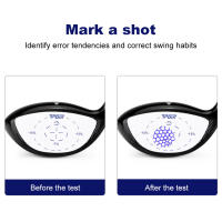 Cinta De Impacto De Golf 12-60pcs Etiquetas Para Clubs De Hierro Driver Madera Bola Registros De Golpe Entrenador De Swing Equipo De Golf Blanco Azul - details 12