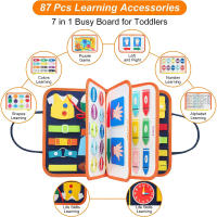 Juguete Educativo Montessori Para Niños Juego De Rompecabezas De Peluche Bolsa Ocupada De Actividades Para Entrenamiento Temprano De Niños Aprendizaje Preescolar - details 4