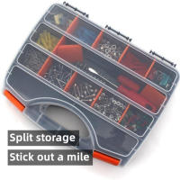 Caja De Herramientas Portátil De Plástico ABS Caja De Almacenamiento De Parques Con Múltiples Redes Para Reparación De Automóviles Y Herramientas - details 5
