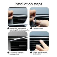 10Pcs 20cm Protección De Borde De Puerta Decorativa En U Para Aire Acondicionado De Coche Estilo Y Protector De Esquinas - details 5