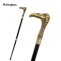 Bastón De Moda Elegante Con Cabeza De Águila De Cobre Decorativo Lujo Vintage Aleación Cruzada Con Punta De Goma 93cm Para Hike - details 3