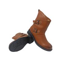 TULIPANO Botín Bajo BIKER Estilo Motero en Tejido Ecopiel - details 9