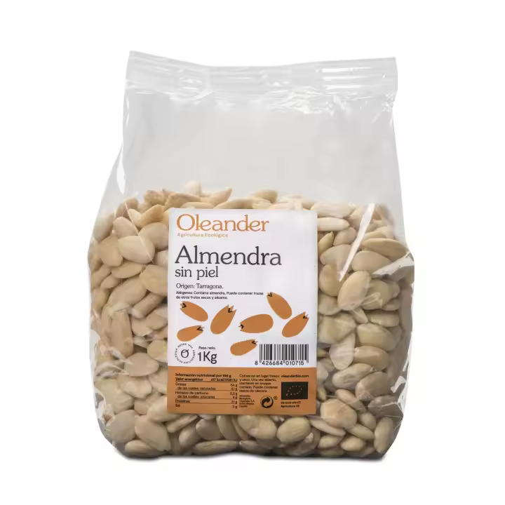 Almendra sin piel bio  Oleander - 1