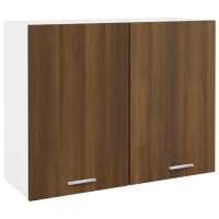 vidaXL Armario colgante “Lyon” madera de ingeniería envejecida en color Madera antigua/Blanco/Gris sonoma y más | diseño vintage industrial ideal para cocina salón comedor - details 6