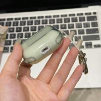 Funda Transparente De Color Sencillo Para AirPods 1 O 2 3 4 pro 2 Cubierta Protectora Para Auriculares Material De Plástico - details 9