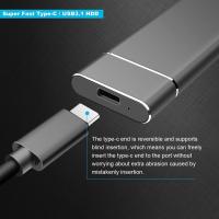 Extremo portátil SSD portátil y gran capacidad SSD externo ultra velocidad móvil unidad de estado sólido para portátiles de escritorio 2T - details 2
