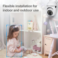 Cámara De Seguridad PTZ WiFi 3MP Visión Nocturna Detección Humana Tracking Automático Exterior Impermeable CCTV IP 1080P - details 1