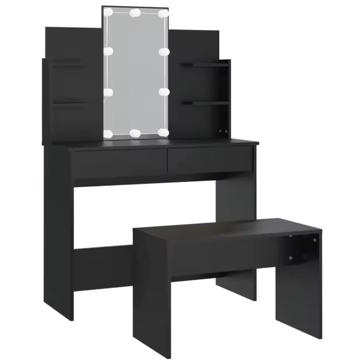 Toque con LED Roble Marron 74,5x40x141 cm - 1