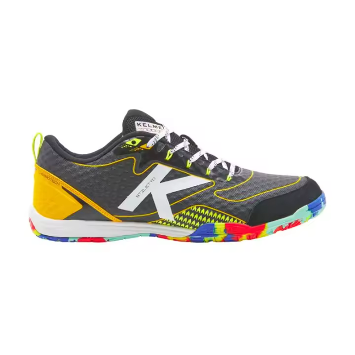 Kelme Zapatillas De Fútbol Sala Kelme Stiletto Negro Y Lima - 1