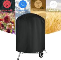 Cubierta para Barbacoa, Cubierta para Barbacoa, Impermeable y Resistente, Cubierta Redonda para Parrilla de jardín, protección al Viento, UV y Resistente al Agua - details 3