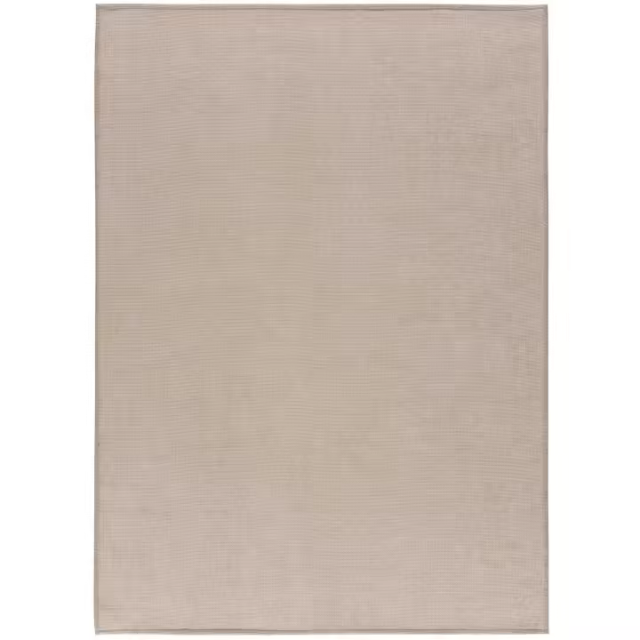 Alfombra interior lavable de estilo liso en Beige - HARRIS LISO | 60x120, 80x150, 120x170, 140x200, 160x230 cm - 1
