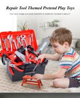 Juego De Herramientas De Reparación Para Niños Juguete De Construcción Simulada Con Taladro Y Destornillador Para Niños Juguetes Educativos Para Niños Mayores De 3 Años - details 0
