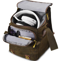 Bolsa De Hombro Para Cámara Cwatcun De Lona Resistente Al Agua Para Canon Nikon Sony Estuche Antichoque Para Lente De Fotografía - details 2