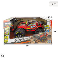 Maisto Tech - Coche teledirigido 4x4, Bad Buggy, ruedas gigantes con tacos, frecuencia 2.4 GH.z, 6 direcciones, alcance 35 metros, todoterreno, carga USB, radiocontrol niño, control remoto, coches teledirigidos para niños, +8 años - details 6