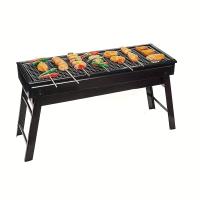 BOPORO Barbacoa Portátil de Acero Inoxidable para Camping, Picnics, Jardín y Fiestas en la Playa - Compacta y Ligera - details 1