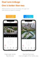Cámara de Seguridad Solar de Lente Doble 4K 4G Tarjeta SIM Visión Nocturna Color Audio bidireccional - details 2