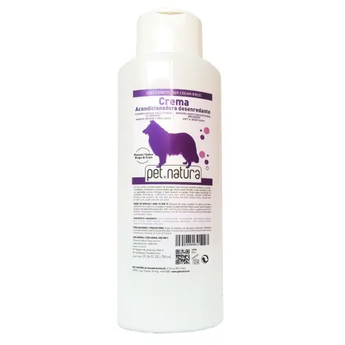 Crema para perros Desenredante 750Ml. Petnatura - 1