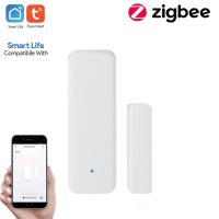Sensor De Puerta Inteligente ONENUO Tuya Zigbee Seguridad De Hogar Detector De Ventana Sensor Magnético De Contacto Automático Para Alexa Google - details 1