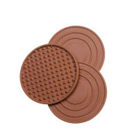 Silicona Coasters Conjunto De 3 Con Soporte Protección De Mesas Para Cualquier Tipo De Mesa Lavable En Lavavajillas Para Bebidas - details 11