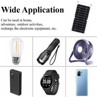 Panel Solar Portátil 30W 5V USB Impermeable Para Exteriores Senderismo Camping Carga De Batería Y Teléfono Móvil Solar Charger - details 0