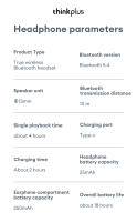 Lenovo LP5 pro Auriculares Inalámbricos Bluetooth Estilo En-Cara HiFi Estéreo Llamadas HD Bajo Latencia Con Micrófono - details 15
