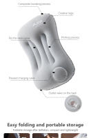 BSWOLF Almohada De Viaje Inflable Para Acampar Ultraligera Soporte Para Cuello Y Lumbar Almohada Aérea Portátil Para Hiking - details 7